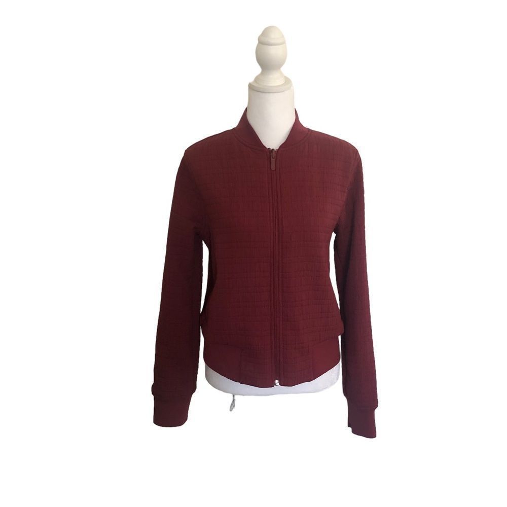 Lululemon Reversible Bomber Jacket in Burgundy